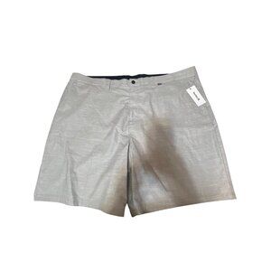 Hurley Mens 19" Dri-Fit Chino Shorts 52B Gray Polyester Blend NWT